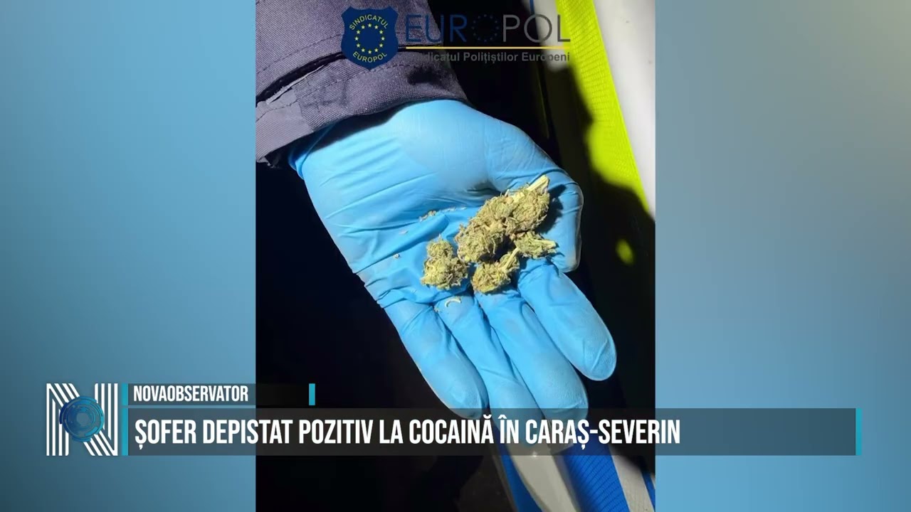 Șofer depistat pozitiv la cocaină în Caraș-Severin