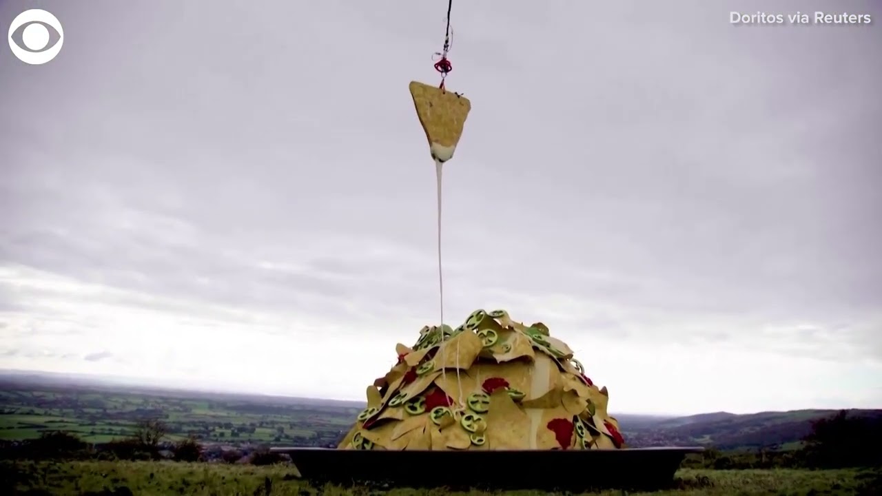 Doritos breaks record for highest cheese pull
