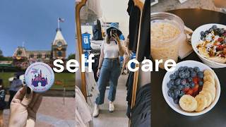 SELF CARE STAYCATION | wellness journey, disneyland's 70th birthday, invisalign, reading, workouts