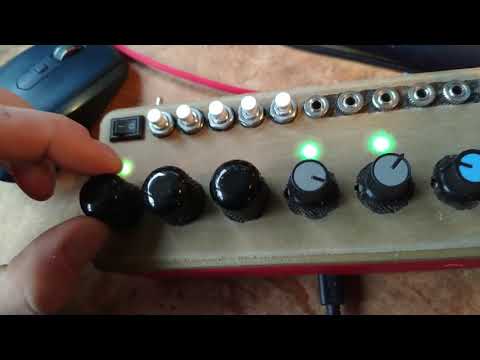 Teensy 4.0 Granular, reverb, delay, filter test.