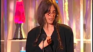 Patti Smith Inducts the Velvet Underground into the Rock and Roll Hall of Fame