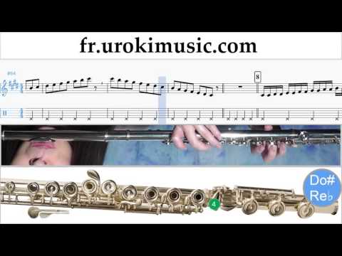Cours de Flute OneRepublic - Counting Stars Partie#1 Partitions Mélodie Сhansons Tuto Comment Jouer