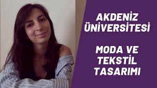 - ÇENEÇENE - Moda ve Tekstil Tasarımı Nasıl? / Akdeniz Üniversitesi (Röportaj)