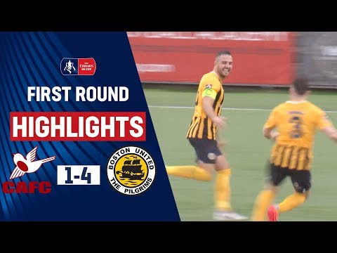 Thanoj Brace Boosts Boston Through | Carshalton Athletic 1-4 Boston United | Emirates FA Cup 19/20