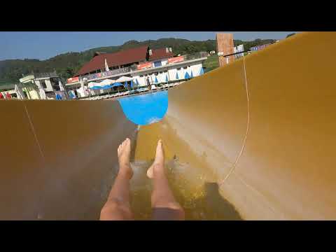 Water park Aqualuna in Slovenia ( Drop Water slide )