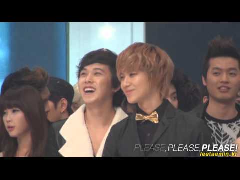 101230 Honey Taemin eye contact @ ending Gayo Daejun