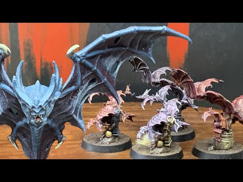 Speedpainting Warhammer Quest Cursed City: Batswarms