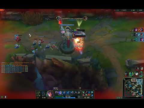 Tower diving ( Tryndamere vs Irelia )