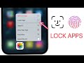 How to LOCK APPS on iPhone! (with Face ID & Passcode)