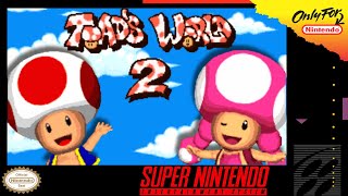 Toad's World 2 - Hack of  Super Mario World [SNES]