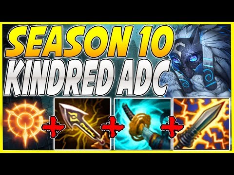 WTF?! SEASON 10 KINDRED ADC CAN'T LOSE LANE? ENERGIZED KINDRED BOT IS SO BUSTED! - League Of Legends