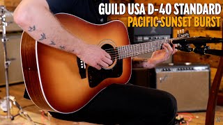 Video thumbnail for Guild USA D-40 Standard | Pacific Sunset Burst by The Peach Boutique