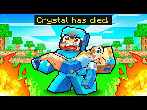 The DAY Crystal DIED in Minecraft!