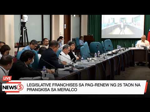 LIVE Legislative franchises sa pag-renew ng 25 taon na prangkisa sa Meralco