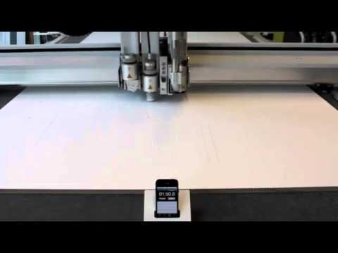 Cutting Reboard on Zund G3 Cutter