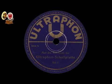 Aus der ULTRAPHON-WERKSTATT !   - 1929