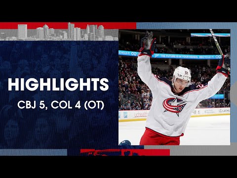 Highlights: CBJ 5, COL 4 (OT)