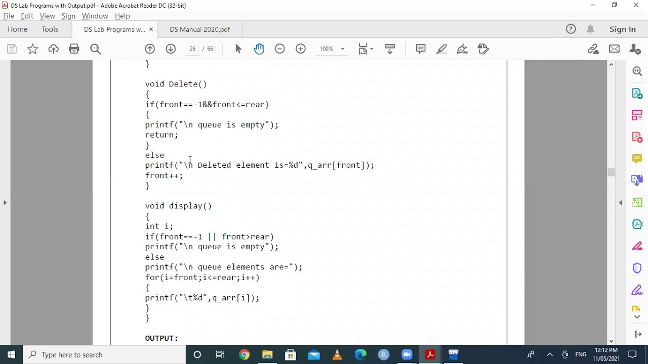 Data Structure Practical Part-I