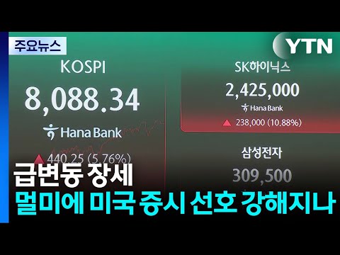 '삼전·닉스 급반등' 멀미 나는 증시...서학개미 다시 증가 / YTN