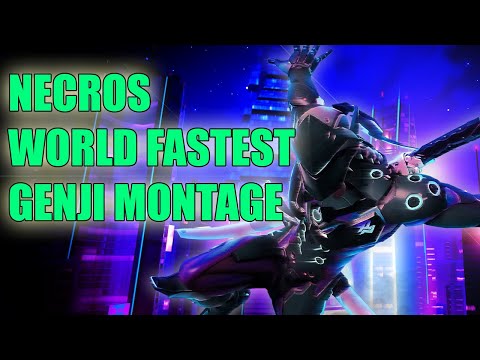 NECROS WORLD FASTEST GENJI MONTAGE - BEST GENJI PLAYS OVERWATCH SEASON 23