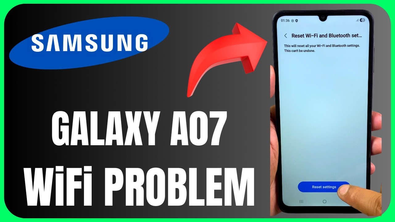 📶 Samsung Galaxy A07 WiFi Not Working | How to Fix WiFi Connection Issue