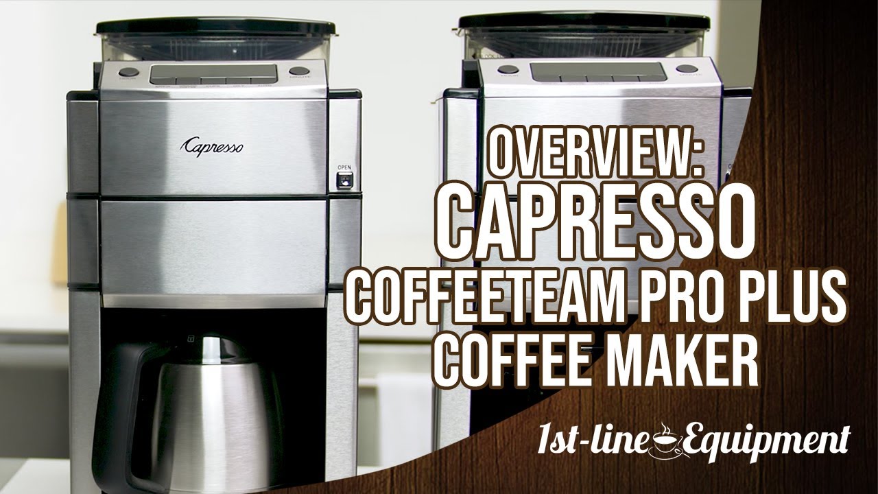 Overview: Capresso CoffeeTEAM Pro Plus Coffee Maker