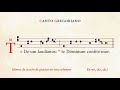 «Te Deum» en tono solemne (oración incl.) – Himno de acción de gracias – Canto Gregoriano