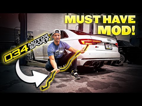 The BEST Mod for the Audi B9 S4?! (034 Motorsport Rear Sway Bar Install!)