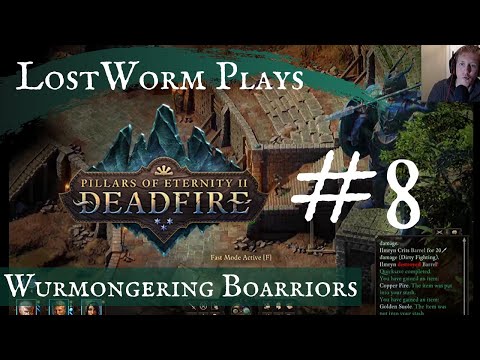 Let's Play Pillars of Eternity 2 (Blind) - 0008 - Engwithan Digsite - Wurmongering Boarriors