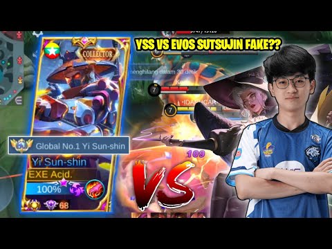 YSS VS EVOS SUTSJIN!! REAL OR FAKE?? | CARA ROTASI FARMING CEPAT YSS KEADAAN KALAH - Mobile Legends