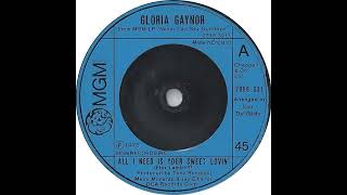 UK New Entry 1975 (193) Gloria Gaynor - All I Need Is Your Sweet Lovin'