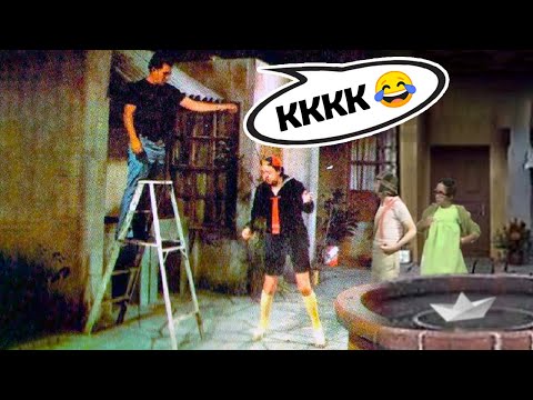 EVEN THE PRODUCTION COULD NOT HOLD BACK THEIR LAUGHTER IN CHAVES!!! 😂😂