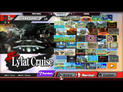 VS Weekly 3/9/17 - Winners R1 - Papa Raka (Mac/Marth) vs. Zurak (Fox/Bowser) - Smash 4