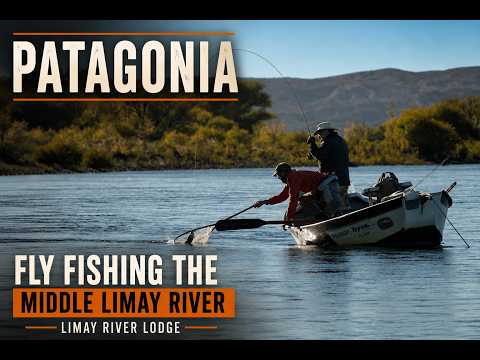 Fly fishing the middle Limay River - Limay River Lodge