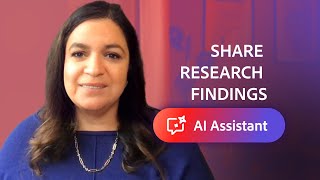 Share AI business research summary using AI Assistant