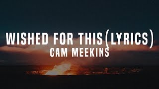 Cam Meekins - Wished For This (Lyrics)