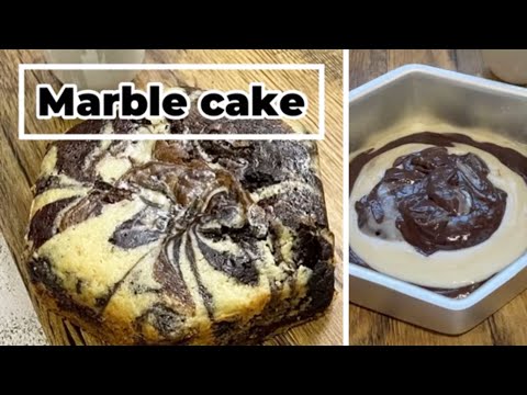 Marble cake | Pressure cooker cake