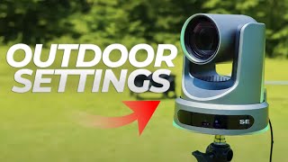 PTZ Cameras Outdoor Settings For Live Streaming