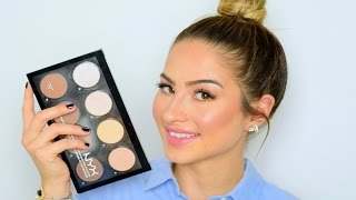 NYX Highlight & Contour Palette Review & Tutorial