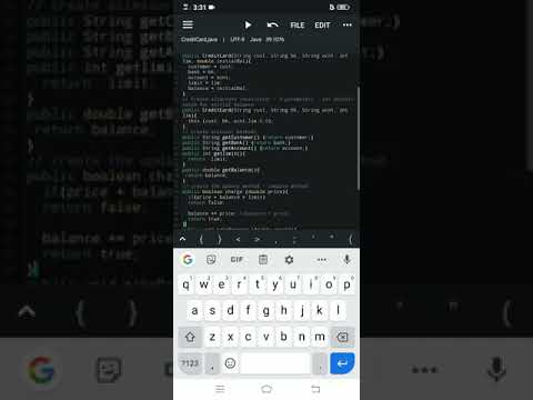 Credit card output video