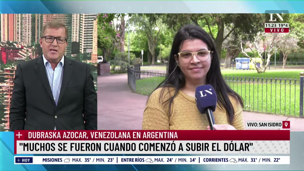 Dubraska Azocar, venezolana en Argentina: "La economía argentina está parecida a la de Venezuela"