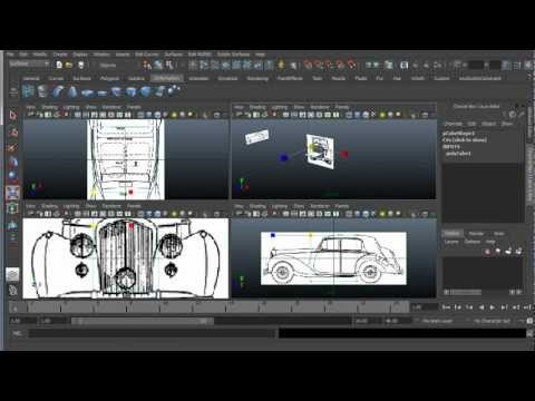 Maya Modeling 101 - Reference Image Setup