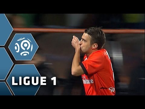 But Yann JOUFFRE (8') - FC Lorient-EA Guingamp (2-0) - 18/01/14 - (FCL-EAG)