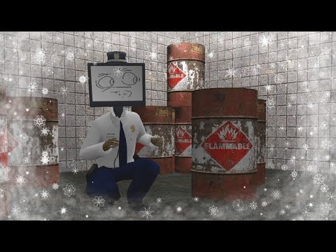 Christmas Pool w/Exploding Barrels (Gmod Prop Hunt)