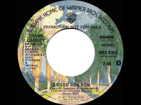 1977 Shaun Cassidy - Da Doo Ron Ron (mono radio promo 45)