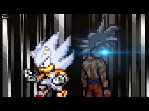 Goku vs Sonic (by Fade)