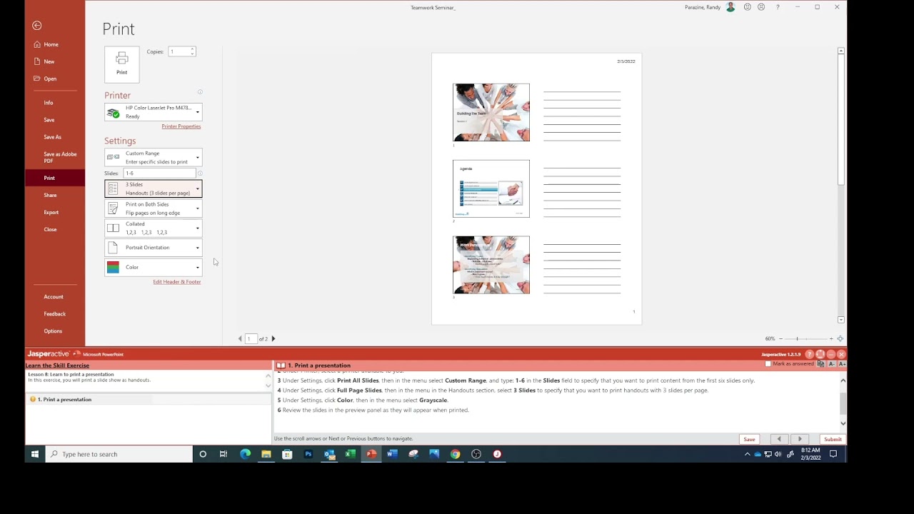 PowerPoint Lesson 8 5