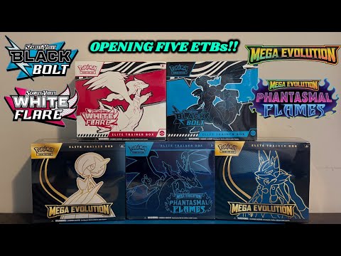 Opening EVERY Elite Trainer Box from the LAST 4 SETS that have released to close out 2025!!