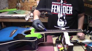 Video thumbnail for Ibanez V70CE Acoustic Setup and Fret Polish Episode 147 by Stringman Guitars