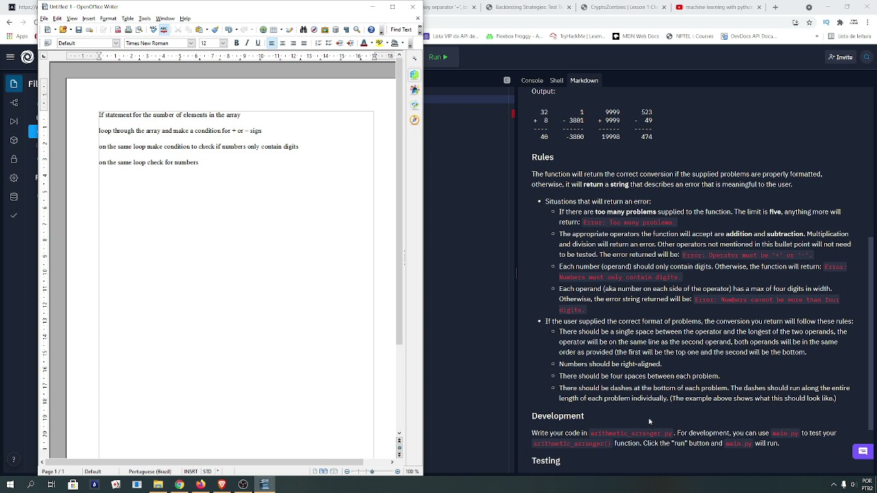 Arithmetic Formatter   Free Code Camp attempt 1